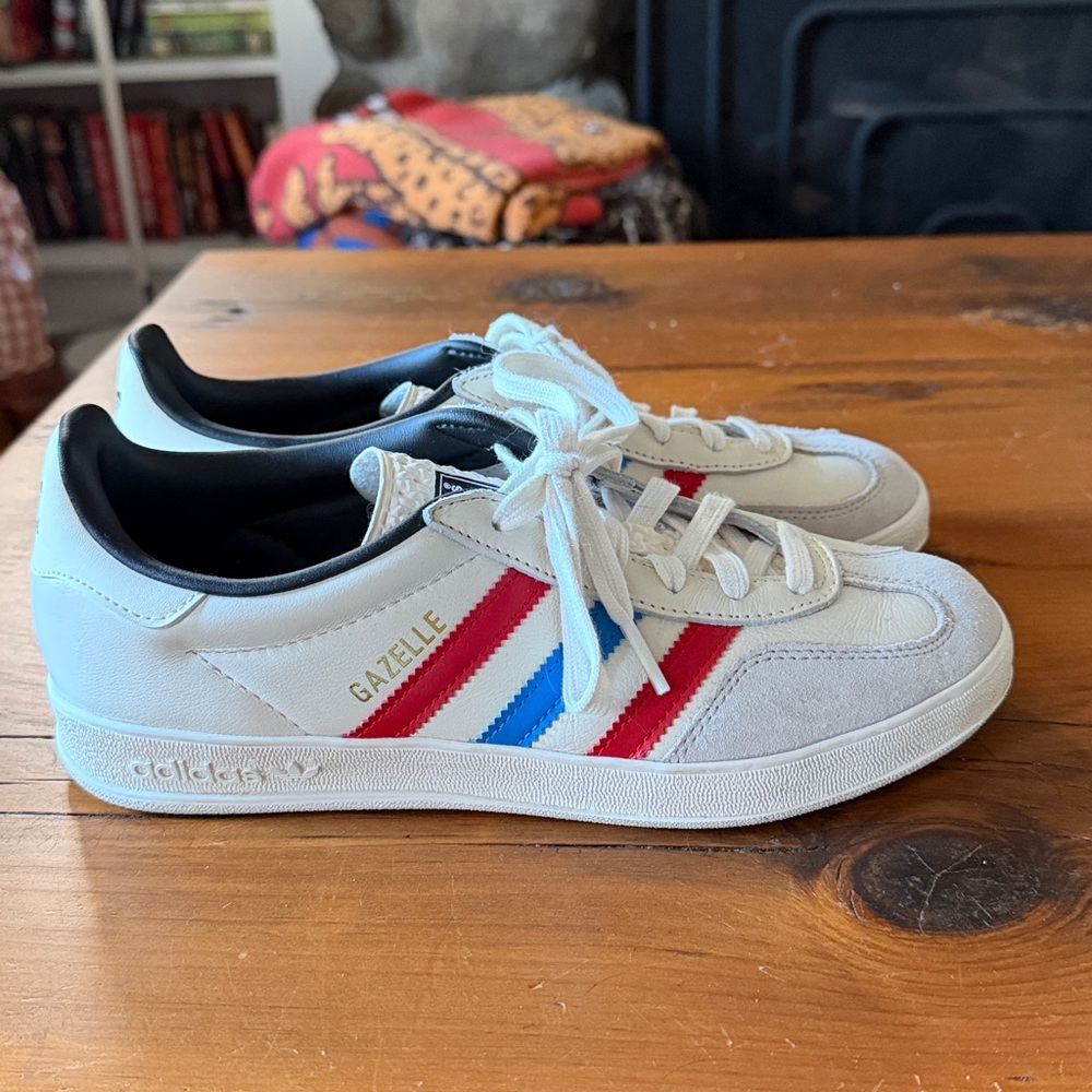 Adidas Gazelle - Red White & Blue Leather